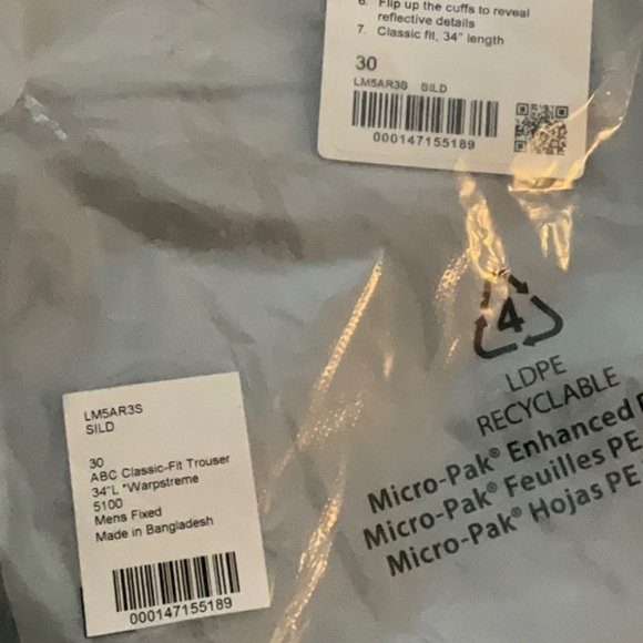 Lululemon ABC Classic-Fit Trouser 34" *Warpstreme - Picture 4 of 4